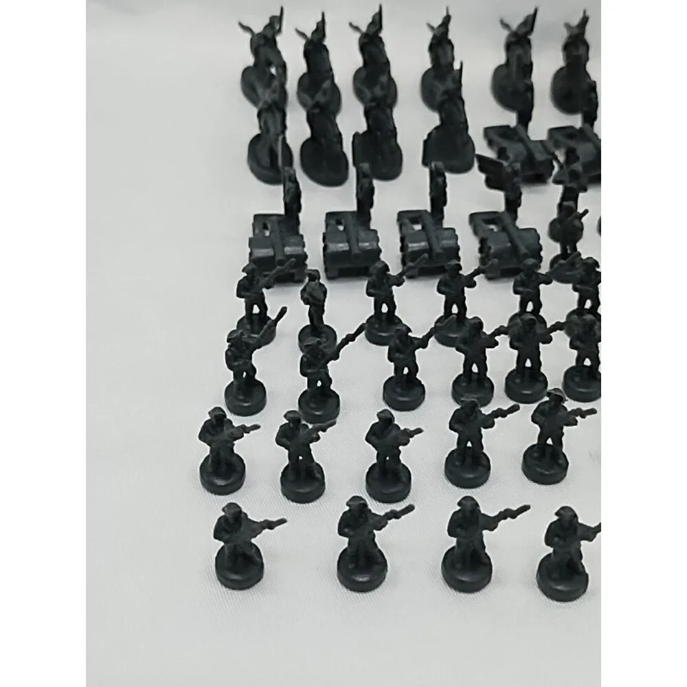 Set Of (60) 2003 Risk Gray Board Game Player Pieces
